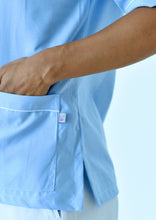 Cargar imagen en el visor de la galería, Uniforme de Pantalón - Oxford Azul con Pantalón Blanco
