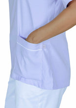 Cargar imagen en el visor de la galería, Uniforme de Bermuda - Lila con Bermuda Blanca