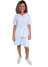 Cargar imagen en el visor de la galería, Uniforme de Bermuda - Oxford Blanco