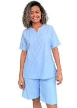 Cargar imagen en el visor de la galería, Uniforme de Bermuda - Oxford Azul claro