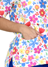 Cargar imagen en el visor de la galería, Camisa antifluidos - Jardín de Flores