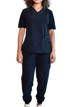 Cargar imagen en el visor de la galería, Uniforme de Pantalón - Jogger Negro FlexPro