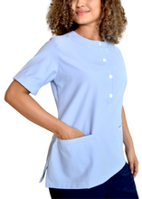 Cargar imagen en el visor de la galería, Camisa - Oxford Azul Cielo con botones