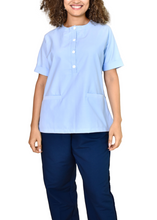 Cargar imagen en el visor de la galería, Camisa - Oxford Azul Cielo con botones