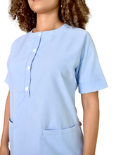 Cargar imagen en el visor de la galería, Camisa - Oxford Azul Cielo con botones