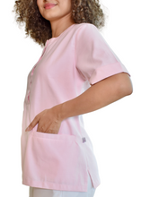 Cargar imagen en el visor de la galería, Camisa - Oxford Rosa con botones