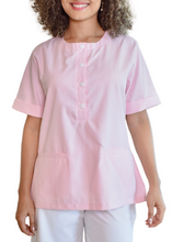 Cargar imagen en el visor de la galería, Camisa - Oxford Rosa con botones