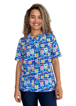 Cargar imagen en el visor de la galería, Camisa antifluidos - Nurse fondo Azul