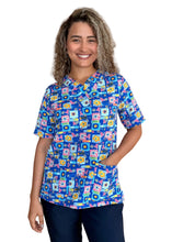 Cargar imagen en el visor de la galería, Camisa antifluidos - Nurse fondo Azul