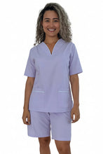 Cargar imagen en el visor de la galería, Uniforme de Bermuda - Popelina Lila
