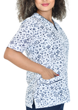 Cargar imagen en el visor de la galería, Camisa antifluidos - triqui azul