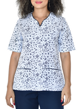 Cargar imagen en el visor de la galería, Camisa antifluidos - triqui azul