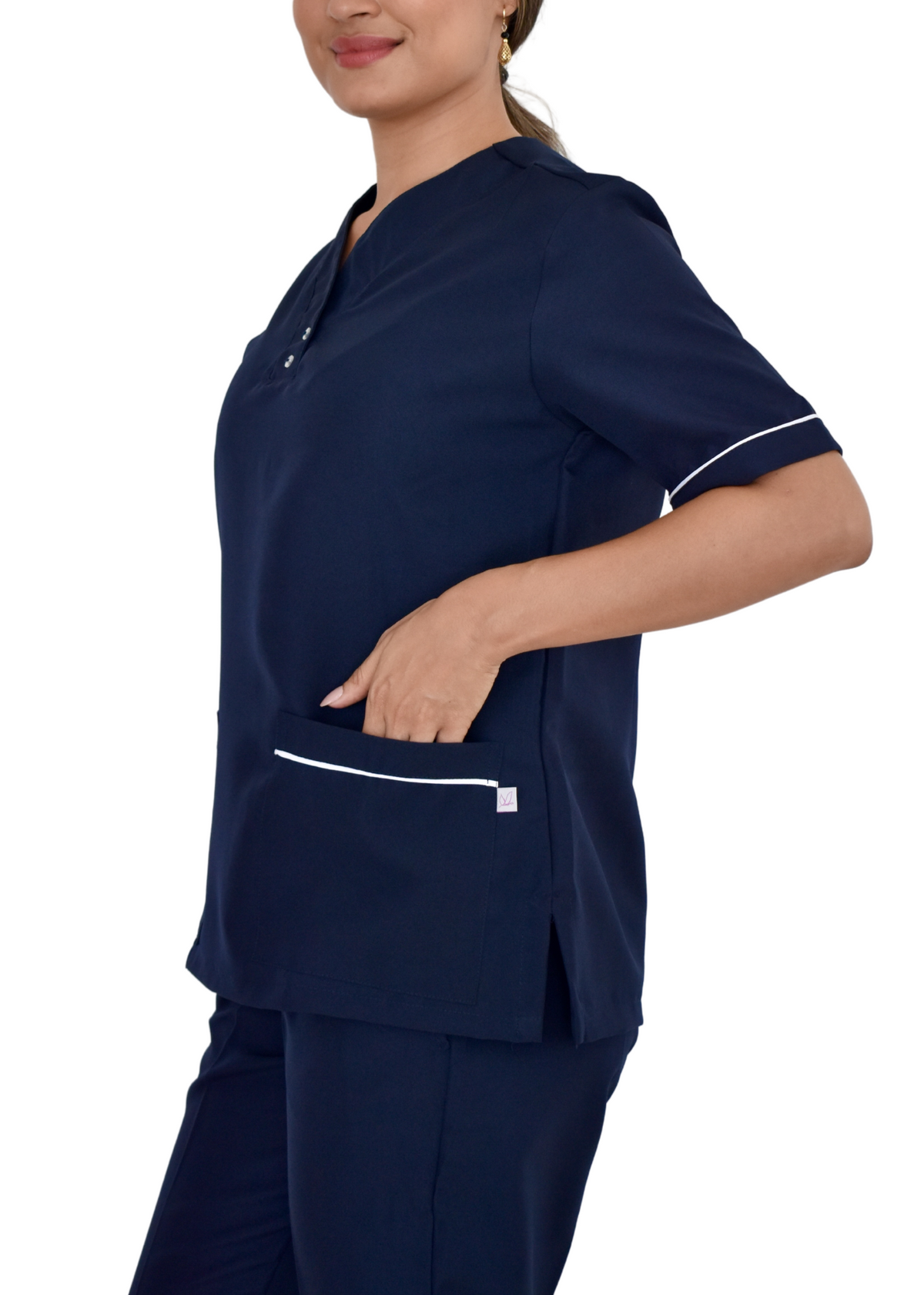 Uniforme de Pantalón LS - azul turquí