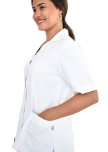 Cargar imagen en el visor de la galería, Uniforme de Pantalón - Oxford blanco con letín