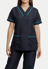 Cargar imagen en el visor de la galería, Uniforme de Pantalón - Azul Turquí con Aguamarina