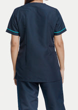 Cargar imagen en el visor de la galería, Uniforme de Pantalón - Azul Turquí con Aguamarina