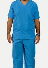 Cargar imagen en el visor de la galería, Uniforme Medico Azul Claro - Hombre