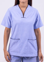 Cargar imagen en el visor de la galería, Camisa - Oxford Azul claro con un toque azul turquí