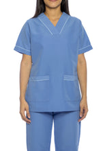 Cargar imagen en el visor de la galería, Uniforme de Pantalón - Azul Hortensia