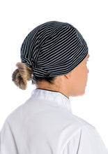 Cargar imagen en el visor de la galería, Gorro Pirata - Antifluidos Negro Rayas Blancas