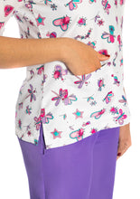 Cargar imagen en el visor de la galería, Uniforme de pantalón - Libélulas Lila CV