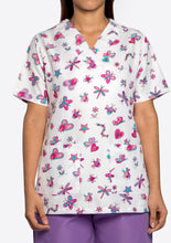 Cargar imagen en el visor de la galería, Camisa antifluidos - libélulas lila