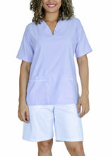 Cargar imagen en el visor de la galería, Uniforme de Bermuda - Lila con Bermuda Blanca
