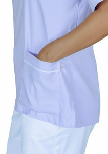 Uniforme de Bermuda - Lila con Bermuda Blanca