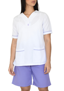 Combo Camisa Pantalón y Bermuda LS - blanco lila