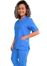 Cargar imagen en el visor de la galería, Uniforme de Pantalón LS - Azul Hortensia BasicOne
