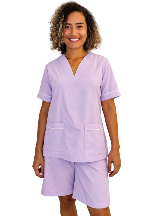 Uniforme de Bermuda - Popelina Lila