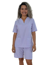 Cargar imagen en el visor de la galería, Uniforme de Bermuda - Popelina Lila
