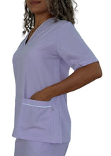 Cargar imagen en el visor de la galería, Uniforme de Bermuda - Popelina Lila
