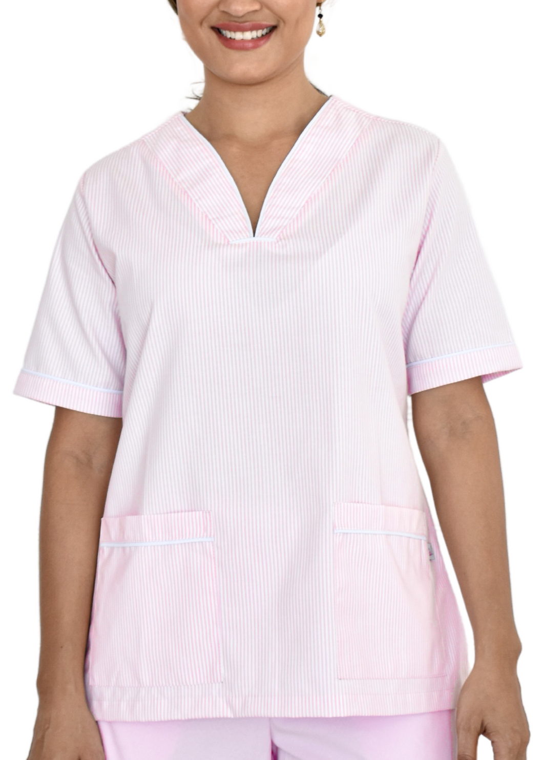 Camisa - Oxford Rayas Rosadas