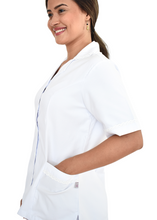 Cargar imagen en el visor de la galería, Uniforme de Pantalón - Oxford blanco con letín
