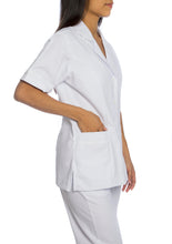 Cargar imagen en el visor de la galería, Uniforme de Pantalón - Oxford blanco con letín
