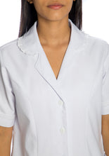 Cargar imagen en el visor de la galería, Uniforme de Pantalón - Oxford blanco con letín
