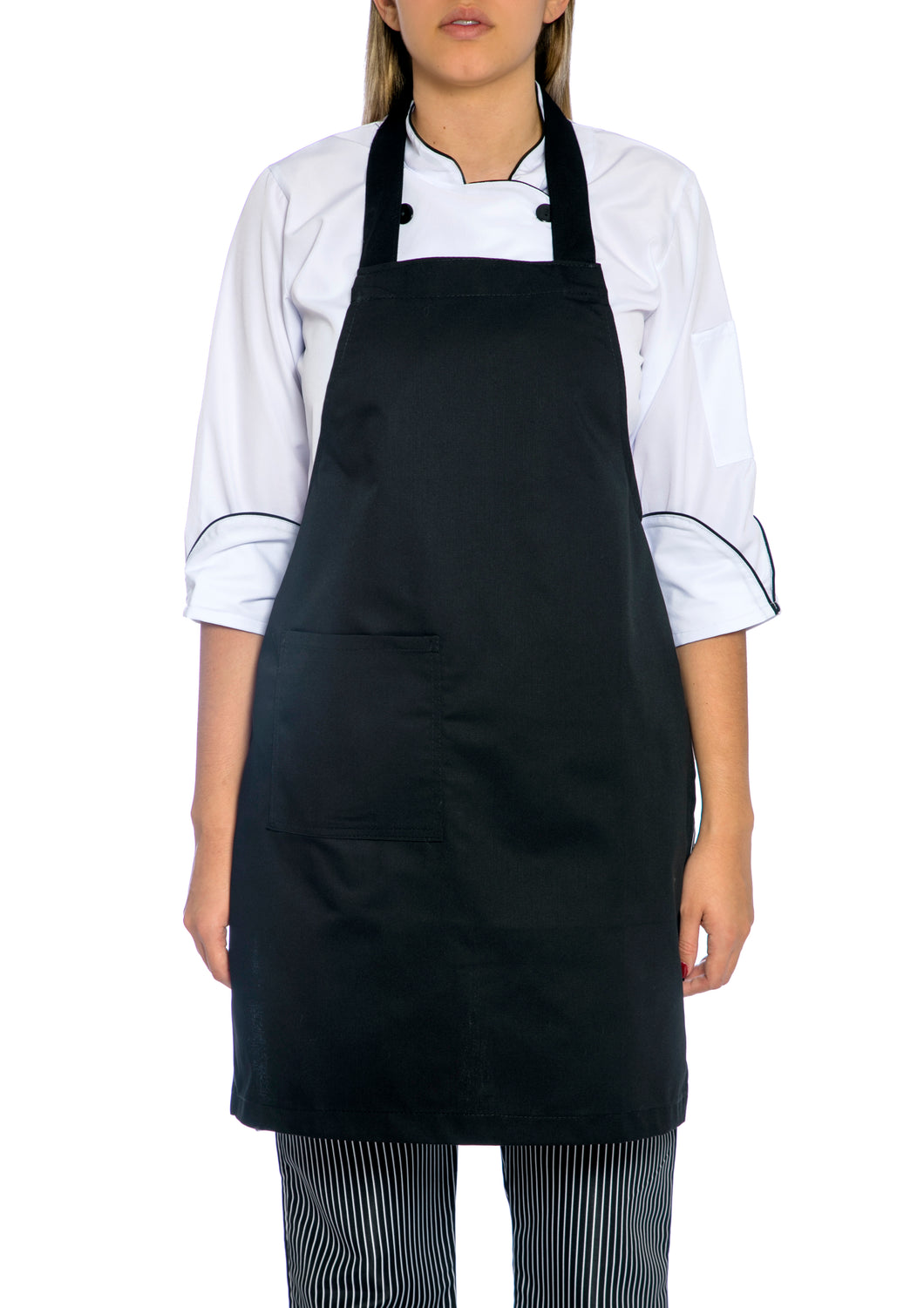 Delantal de Chef - Dril Negro – uniformespapillon